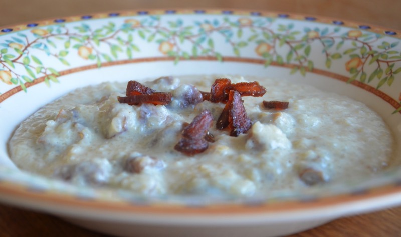 Lekkere rijstepap met abrikozen