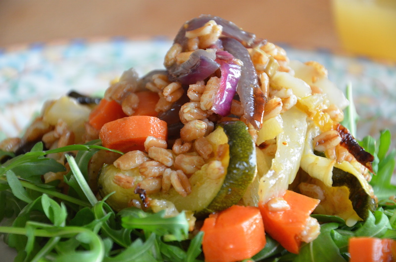 farro-met-gegrilde-groenten