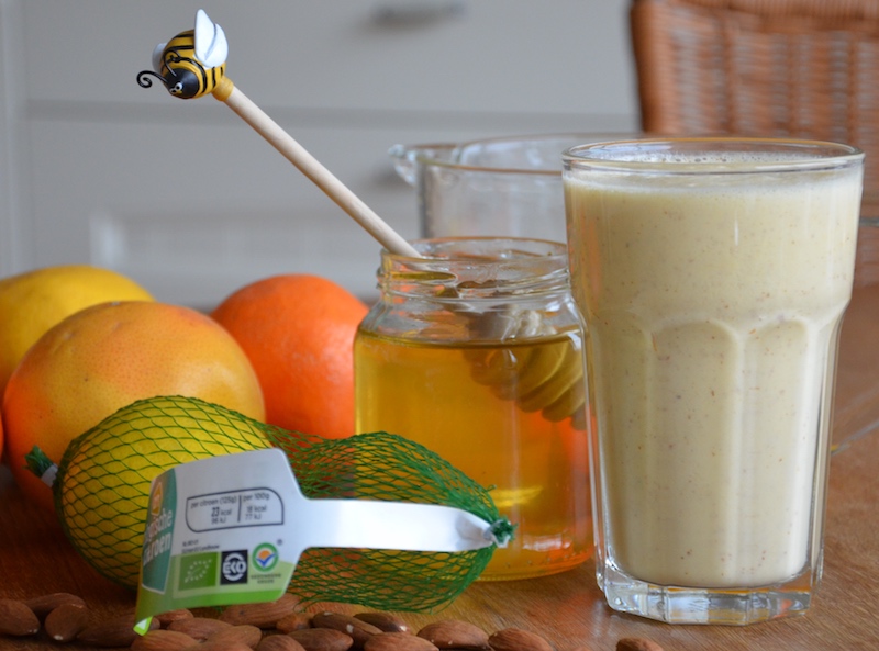 smoothie citrus amandel